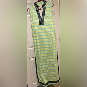 Sail to Sable Maxi Tunic Dress